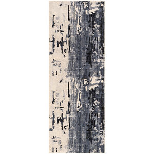 City 87 X 31 inch Charcoal/Taupe/Black/Light Gray/Beige/Khaki Rugs