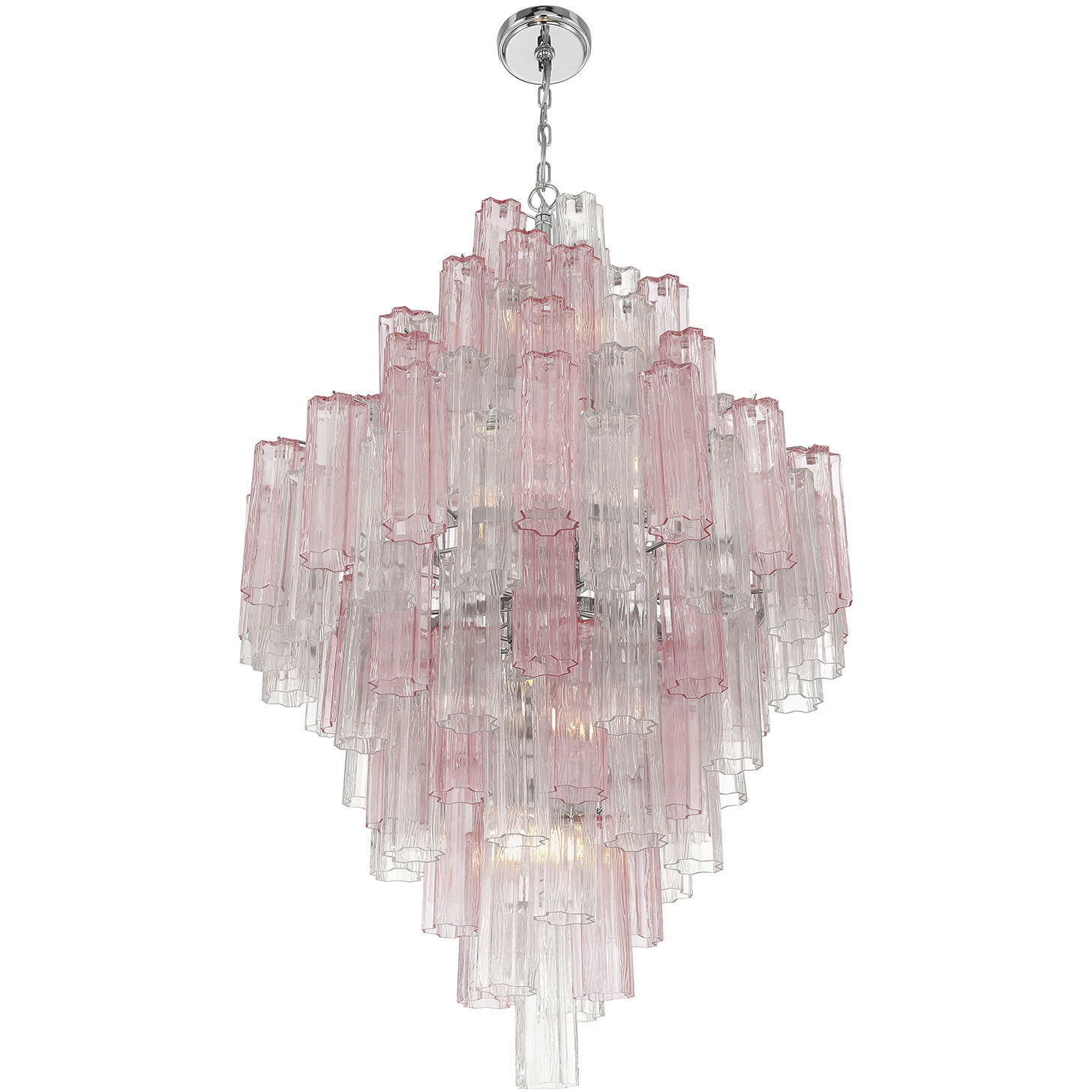 Addis 20 Light 31.5 inch Polished Chrome Chandelier Ceiling Light in Spring