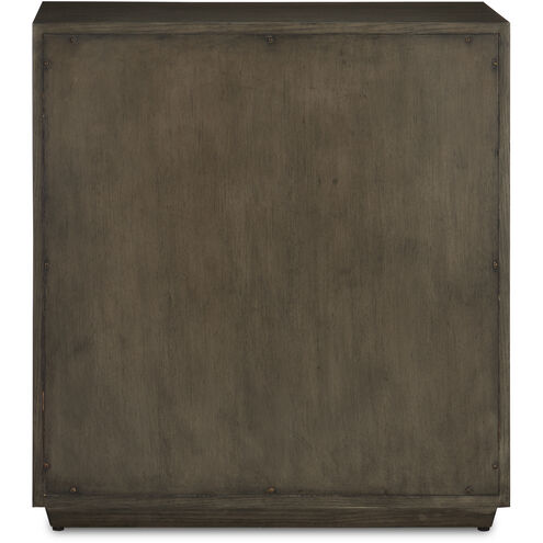 Kendall Dove Gray and Polished Brass Chest