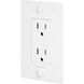 1G Duplex 125 White Outlet