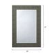 Structure 38 X 26 inch Grey Mirror