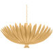 Whitfield 12 Light 48 inch Vintage Gold Leaf Chandelier Ceiling Light
