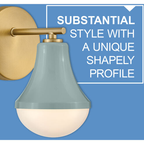 Haddie LED 24 inch Seafoam Bath Light Wall Light