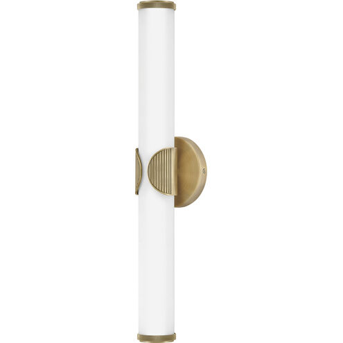 Femi LED 22.25 inch Lacquered Brass Bath Light Wall Light