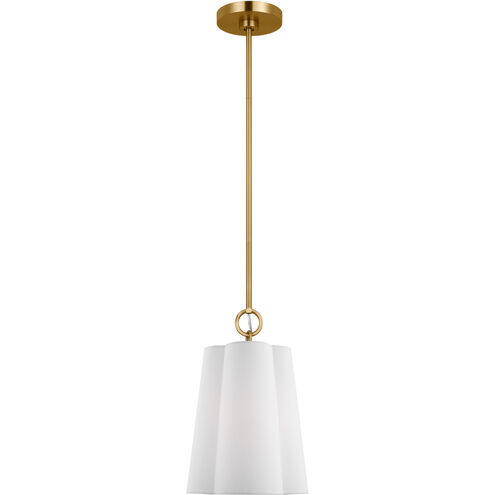 kate spade new york Bronte 1 Light 9.25 inch Burnished Brass Hanging Shade Pendant Ceiling Light