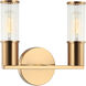 Klarice Wall Sconce Wall Light in Aged Gold Brass