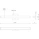 Latitude-Slim LED 24.63 inch Chrome Bath Vanity Light Wall Light