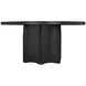 Rome 58 X 58 inch Matte Black Dining Table