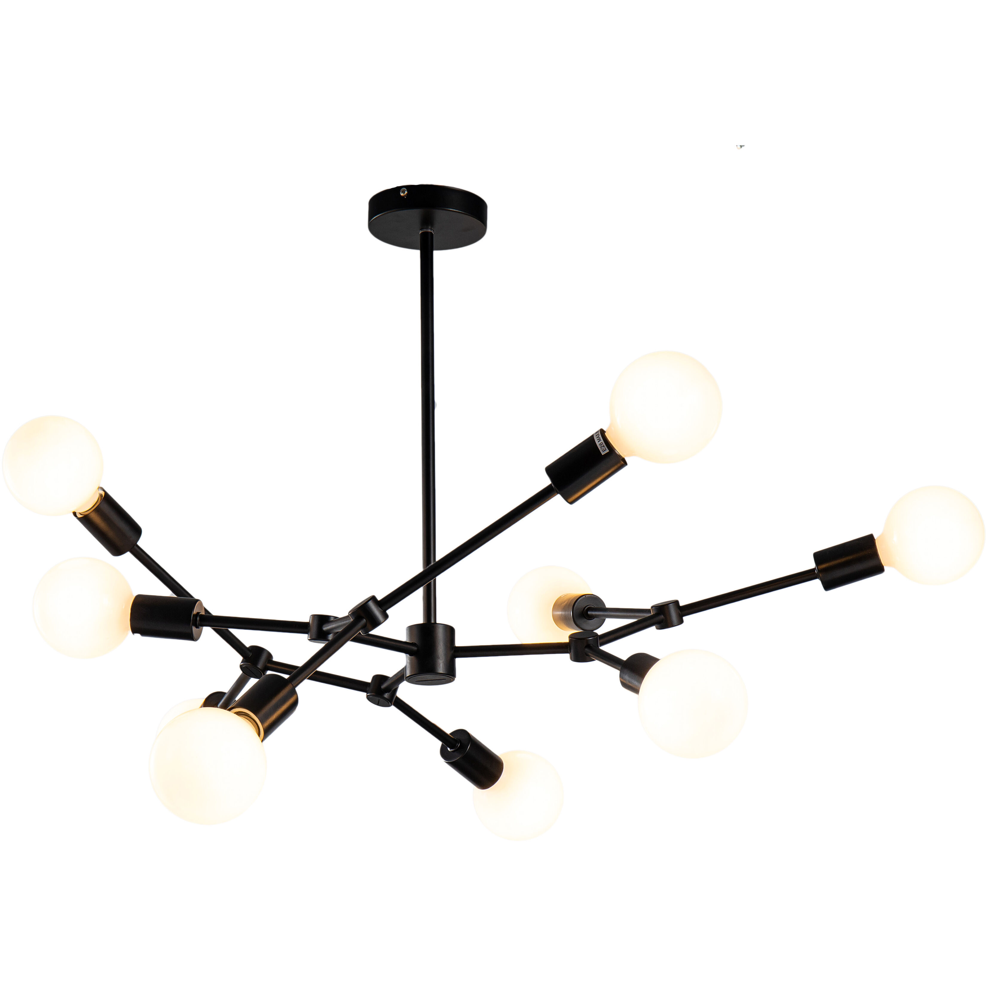 Canada 9 Light 30.8 inch Matte Black Chandelier Ceiling Light