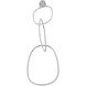 Circa LED 26 inch Chrome Pendant Ceiling Light