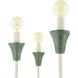 Lowcountry 6 Light Antique White and Palmetto Chandelier Ceiling Light