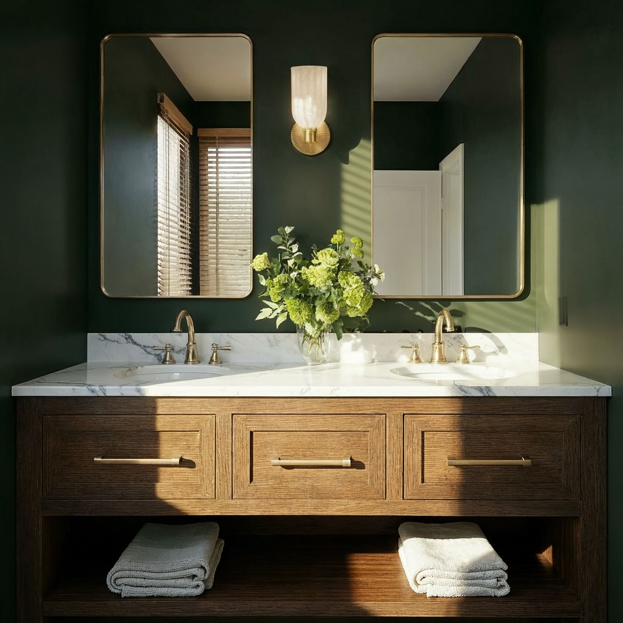 Lotus Bath Sconce Wall Light