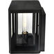 Mulvane 1 Light 11.4 inch Black Outdoor Wall Light