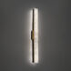 Lanza 1 Light 34 inch Aged Brass Bath Vanity Light Wall Light