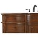Danville 54 X 36 inch Teak Bathroom Vanity Cabinet