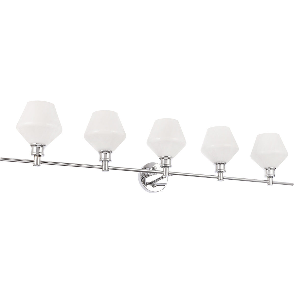 Gene 5 Light 47 inch Chrome Wall sconce Wall Light