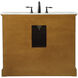Americana 42 X 22 X 35 inch Driftwood Vanity Sink Set