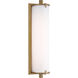 Thomas O'Brien Calliope2 LED 3.75 inch Hand-Rubbed Antique Brass Bath Light Wall Light, Medium