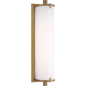 Visual Comfort Signature Collection Thomas O'Brien Calliope2 LED 3.75 inch Hand-Rubbed Antique Brass Bath Light Wall Light, Medium TOB2192HAB-WG - Open Box