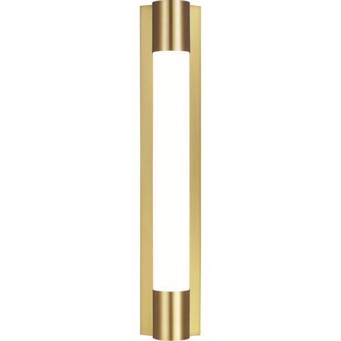 C&M by Chapman & Myers Loring LED 5 inch Burnished Brass Vanity Light Wall Light