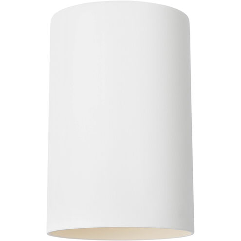 Sean Lavin Outdoor Cylinders 1 Light 9 inch Outdoor Textured White Outdoor Wall Lantern