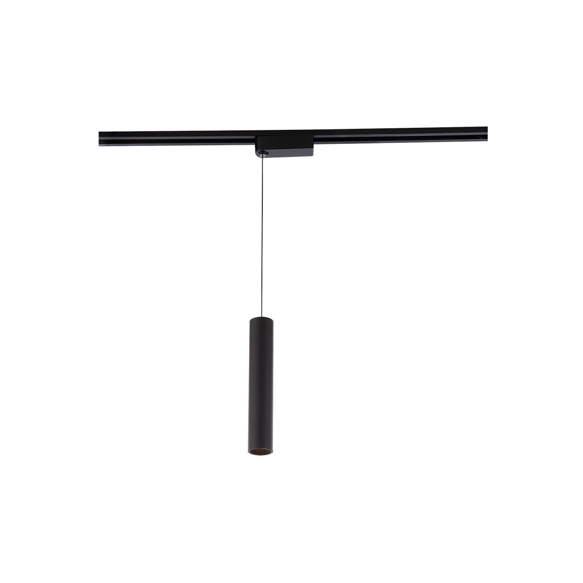 Silo Pendants 1 Light 120 Black/Gold Track Head Ceiling Light in 4000K