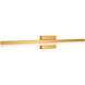 Lyra 1 Light 32 inch Gold Wall Vanity Light Wall Light