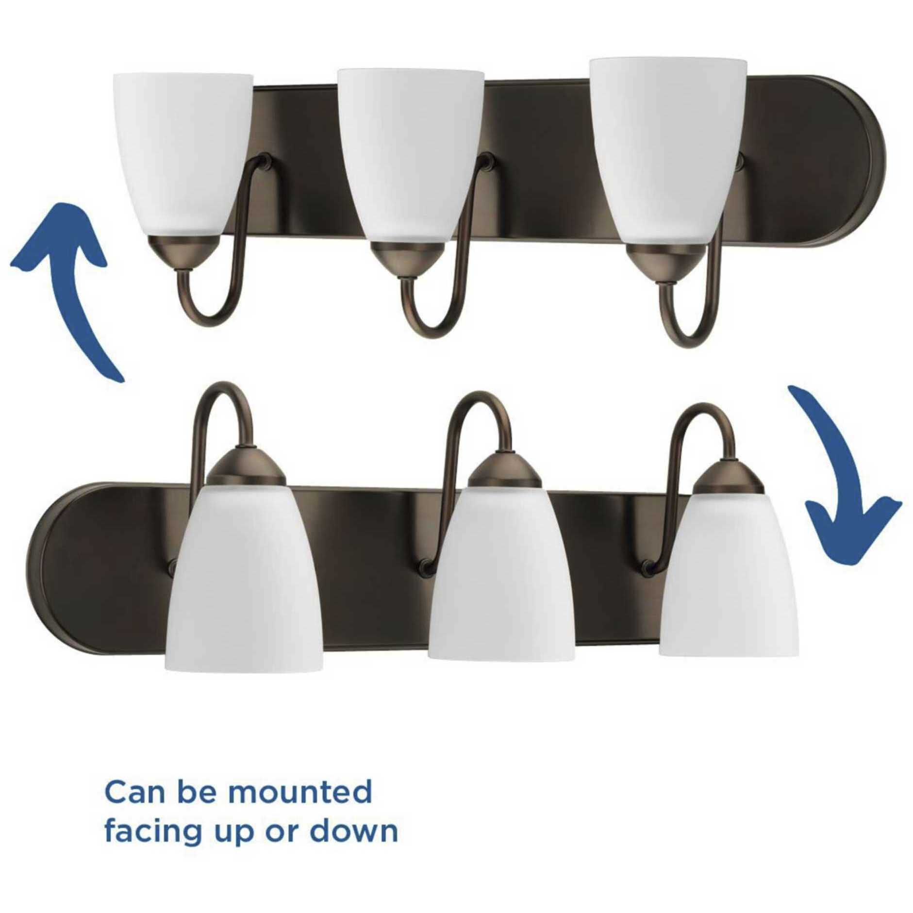 Gather 3 Light 24 inch Antique Bronze Bath Vanity Wall Light in Bulbs Not Included, Standard