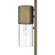 Cooper 1 Light 16 inch Raw Brass Exterior Wall Mount