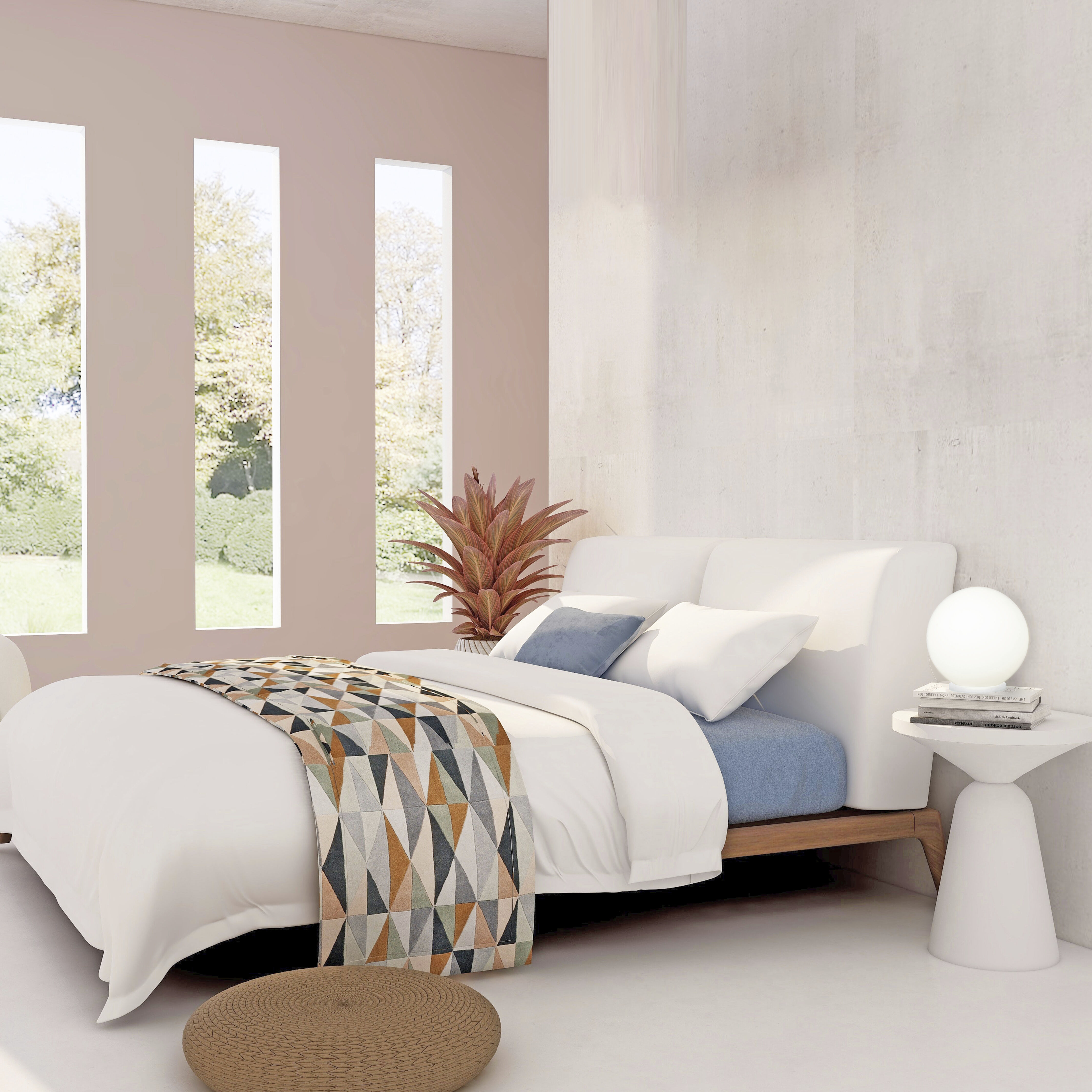 Rondo 8.25 inch 60.00 watt White Table Lamp Portable Light