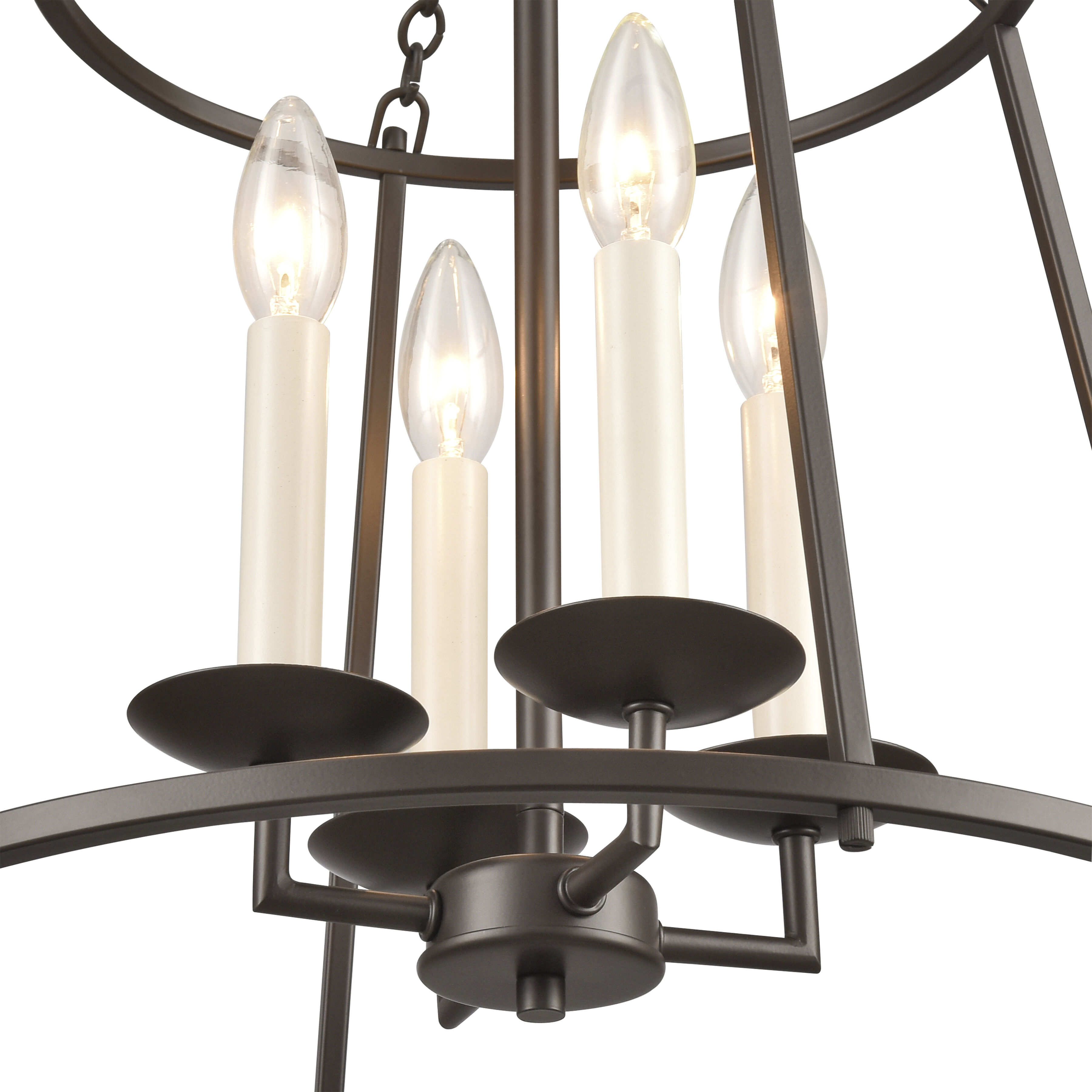 Joanie 4 Light 17.25 inch Old Bronze Pendant Ceiling Light
