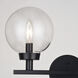 Lander LED 15 inch Matte Black Bathroom Light Wall Light in 2