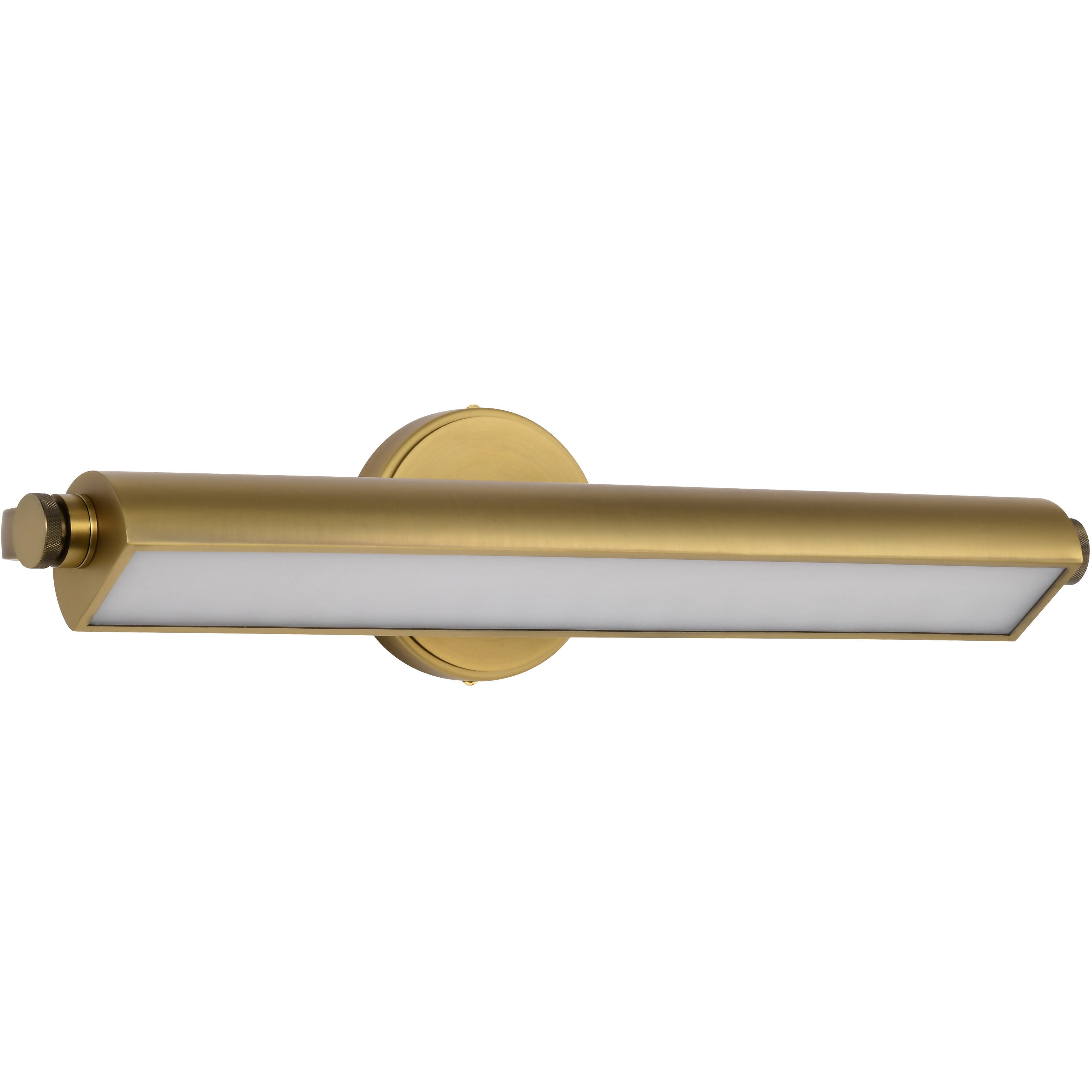 Auden LED 23.5 inch Vintage Brass Vanity Wall Light