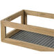 Anita Weathered Brown and Dark Gray Planter