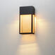 Lattice LED 16 inch Black Outdoor Wall Mount