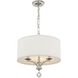 Mirage 3 Light 18 inch Polished Nickel Chandelier Ceiling Light