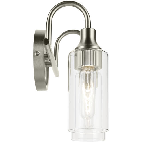 Kavi 2 Light 12.5 inch Brushed Nickel Vanity Light Wall Light
