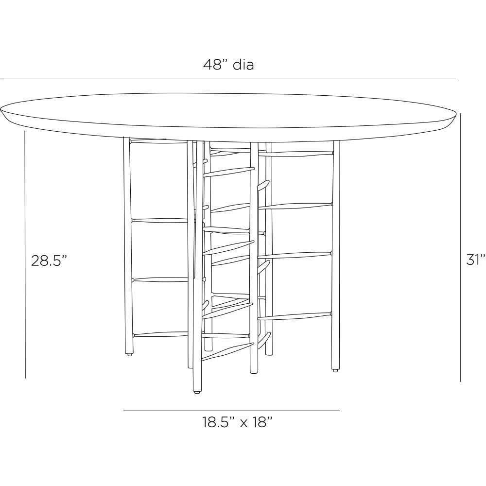 Enito 48 inch Smoke Oak Wood and Blackened Iron Entry Table