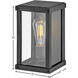 Beckham Outdoor Wall Mount Lantern in Aged Zinc