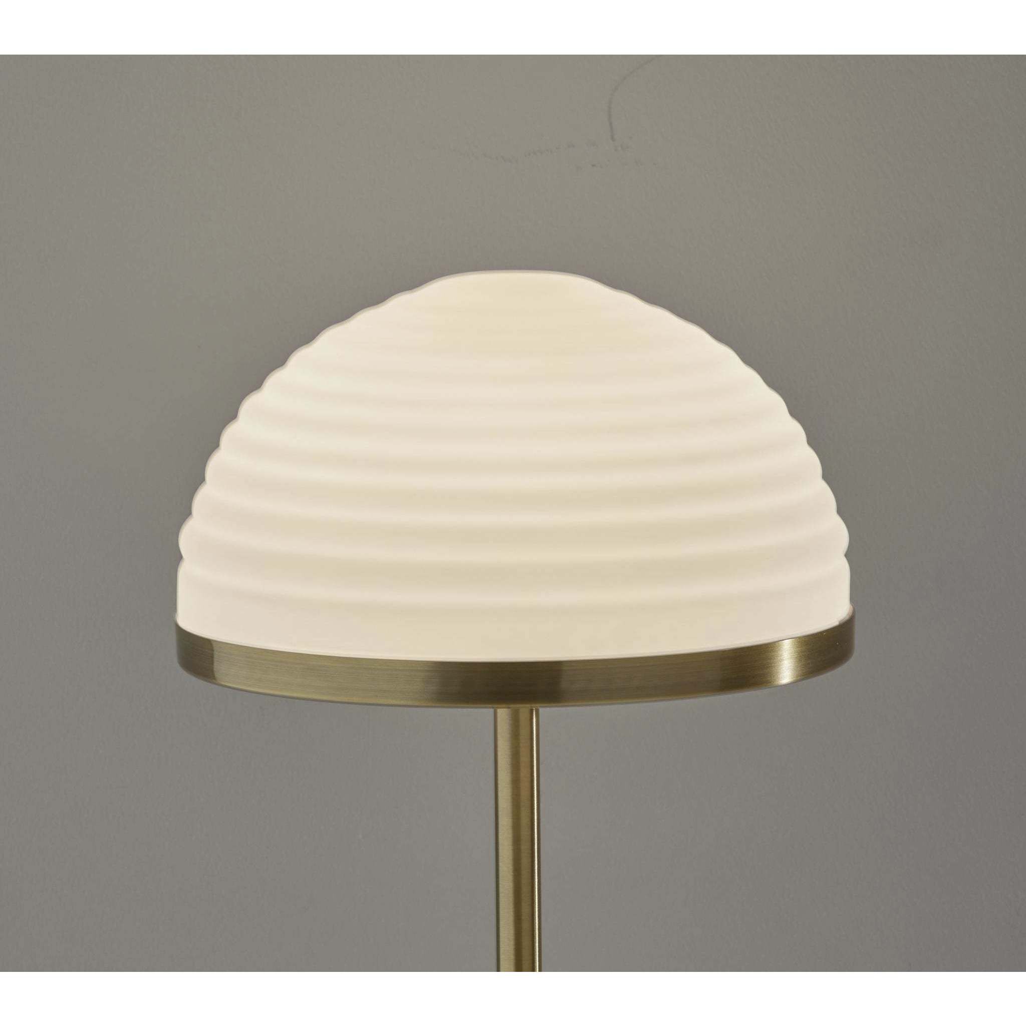 Juliana 21 inch 12.00 watt Antique Brass Table Lamp Portable Light