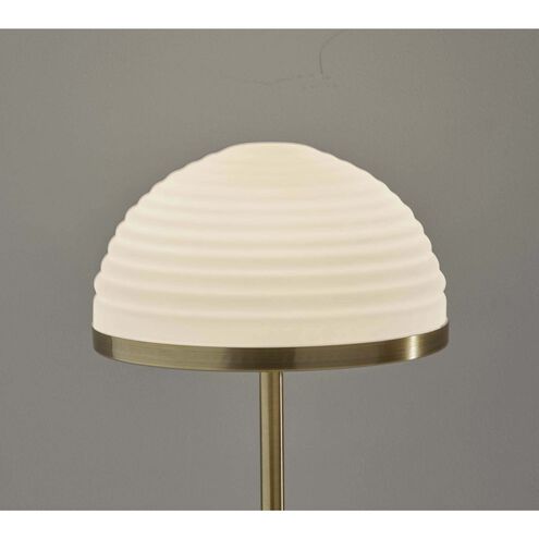 Juliana 21 inch 12.00 watt Antique Brass Table Lamp Portable Light