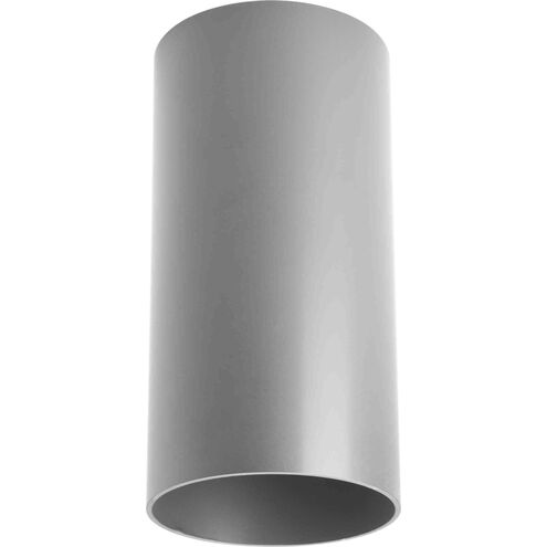Cylinder LED 6 inch Metallic Gray Outdoor Flush Mount Cylinder in Metallic Grey, LED Lamping, Progress LED