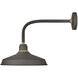 Foundry Classic Outdoor Barn Light in Museum Bronze, Straight Arm