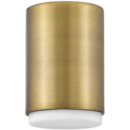 Cedric LED 5.25 inch Lacquered Brass Indoor Foyer Flush Mount Ceiling Light