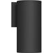 Lorna LED 9 inch Black Exterior Wall Sconce
