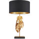 Irvin 31 inch 150.00 watt Vintage Gold Table Lamp Portable Light