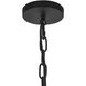 Alora Mood Cherise 1 Light 6.75 inch Matte Black/Glossy Ribbed Opal Glass Pendant Ceiling Light