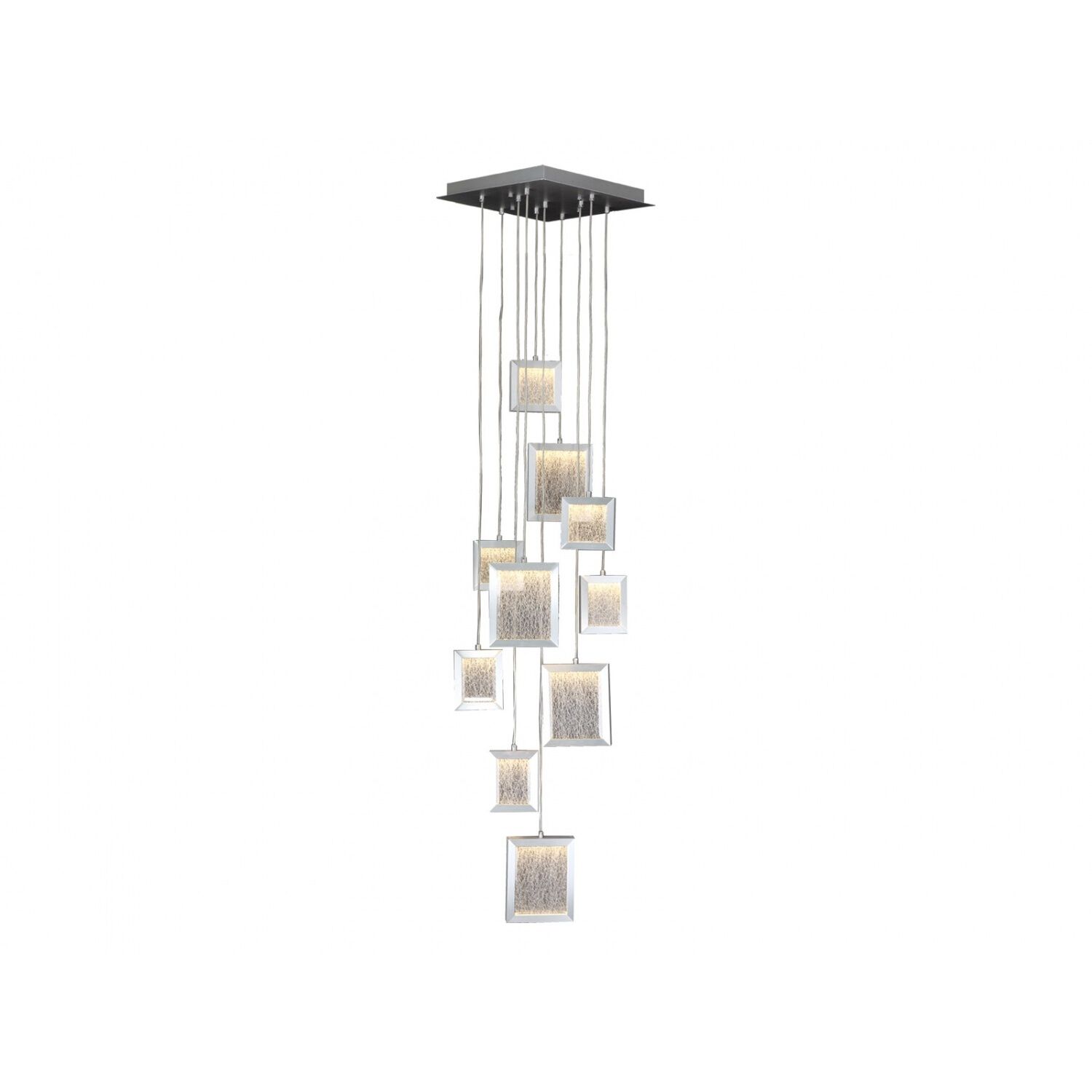Brentwood LED 17 inch Brushed Aluminum Multi Port Pendant Ceiling Light