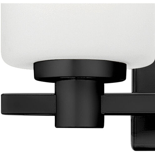 Karlie 2 Light 13.25 inch Black Bath Light Wall Light