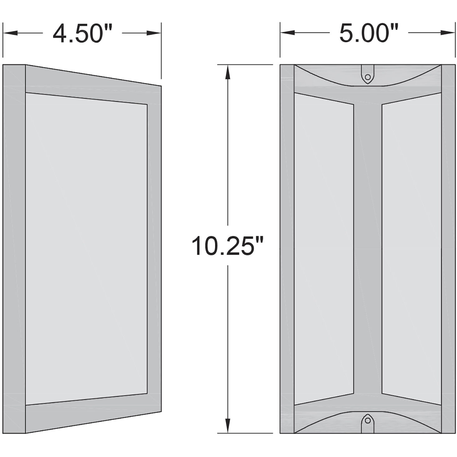 Margate LED 10.25 inch Satin and White Outdoor Wall Sconce